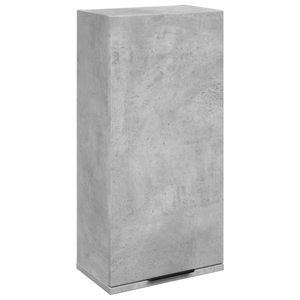 Produktbild för Badrumsskåp väggmonterat betonggrå 32x20x67 cm