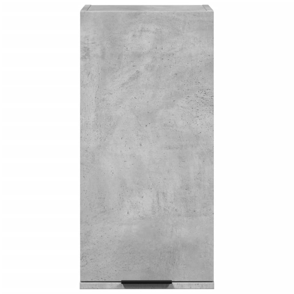 Produktbild för Badrumsskåp väggmonterat betonggrå 32x20x67 cm