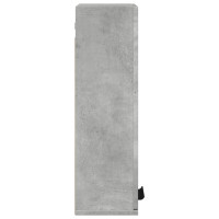 Produktbild för Badrumsskåp väggmonterat betonggrå 32x20x67 cm