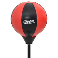 Produktbild för Set med stansboll med handskar och pump justerbar höjd 81-122cm