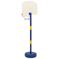 Produktbild för Basketställning med boll och pump justerbar höjd 90/121 cm