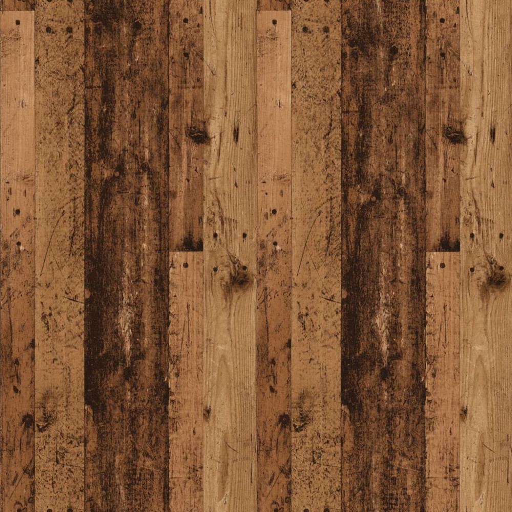 Produktbild för Skoförvaringsbänk åldrat trä 105x35x35 cm konstruerat trä