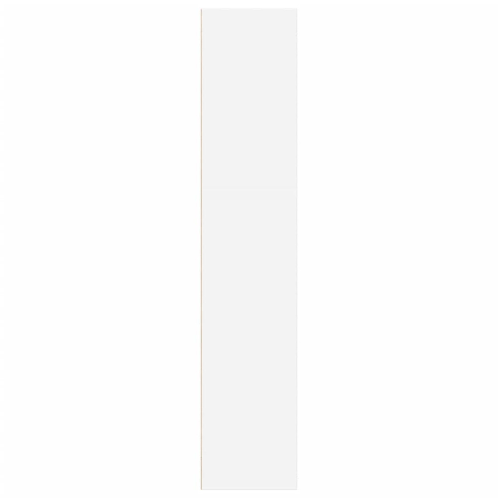 Produktbild för Bokhylla vit 40x30x152 cm konstruerat trä