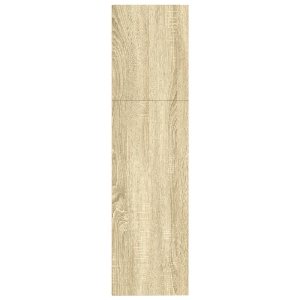 Produktbild för Bokhylla sonoma-ek 80x30x114 cm konstruerat trä
