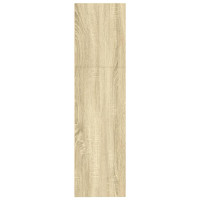 Produktbild för Bokhylla sonoma-ek 80x30x114 cm konstruerat trä