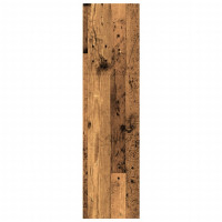 Produktbild för Bokhylla åldrat trä 80x30x114 cm konstruerat trä