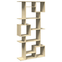 Produktbild för Bokhylla sonoma-ek 92x29x188 cm konstruerat trä