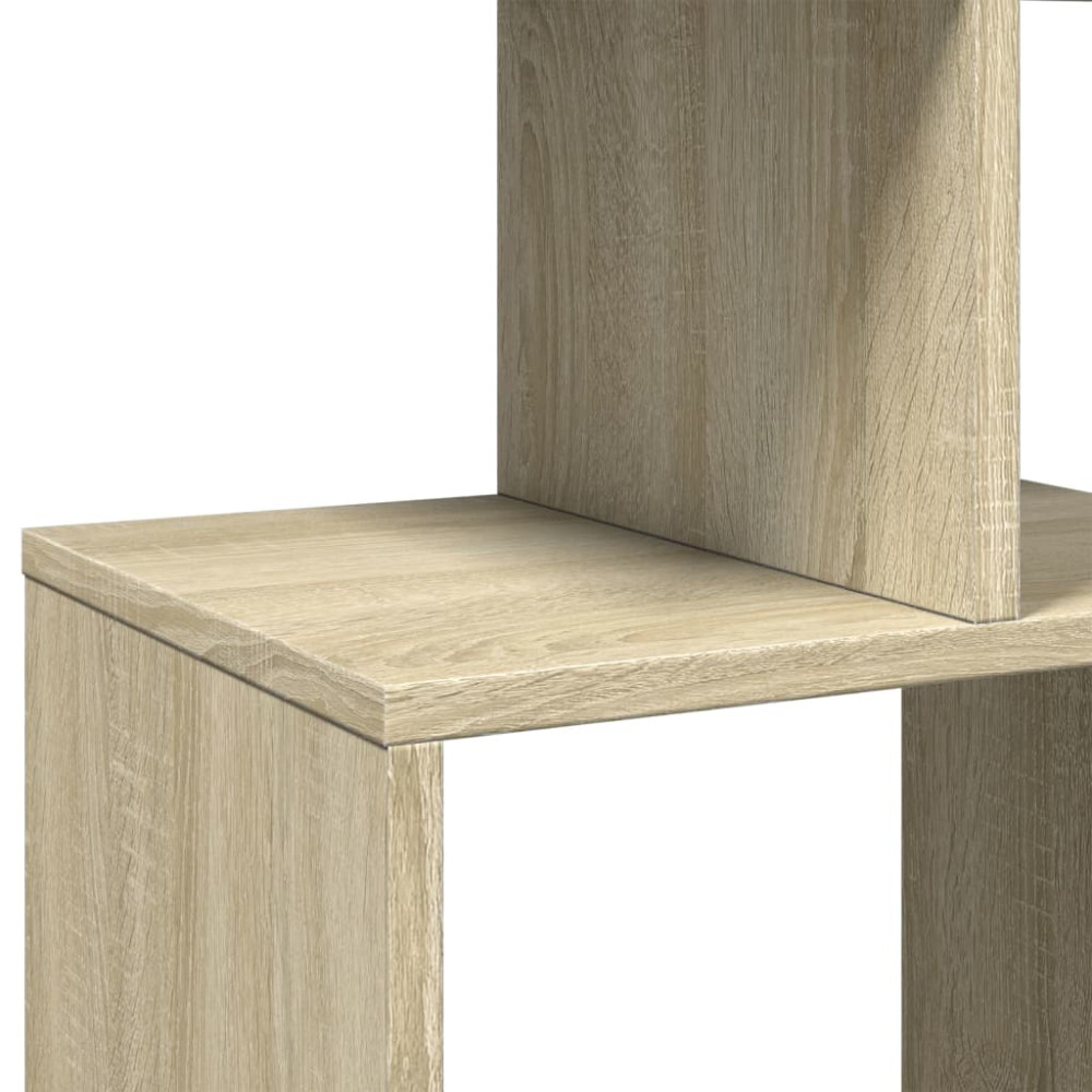 Produktbild för Bokhylla sonoma-ek 92x29x188 cm konstruerat trä