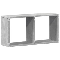 Produktbild för Väggskåp 60x16x30 cm betonggrå konstruerat trä