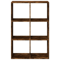 Produktbild för Bokhylla/Rumsavdelare 69,5x29x103,5 cm konstruerat trä