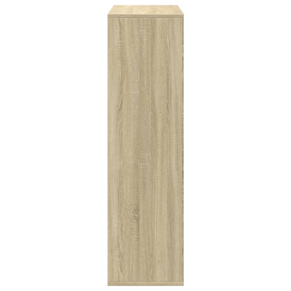 Produktbild för Bokhylla/Rumsavdelare sonoma-ek 69,5x29x103,5cm konstruerat trä