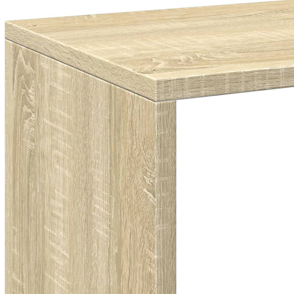 Produktbild för Bokhylla/Rumsavdelare sonoma-ek 69,5x29x103,5cm konstruerat trä