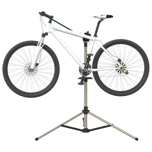 vidaXL Cykelmonteringsställ hopfällbart 120-165 cm aluminium