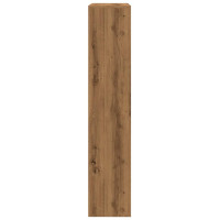 Produktbild för Bokhylla/Rumsavdelare 4 hyllor 143,5x29x143,5cm konstruerat trä