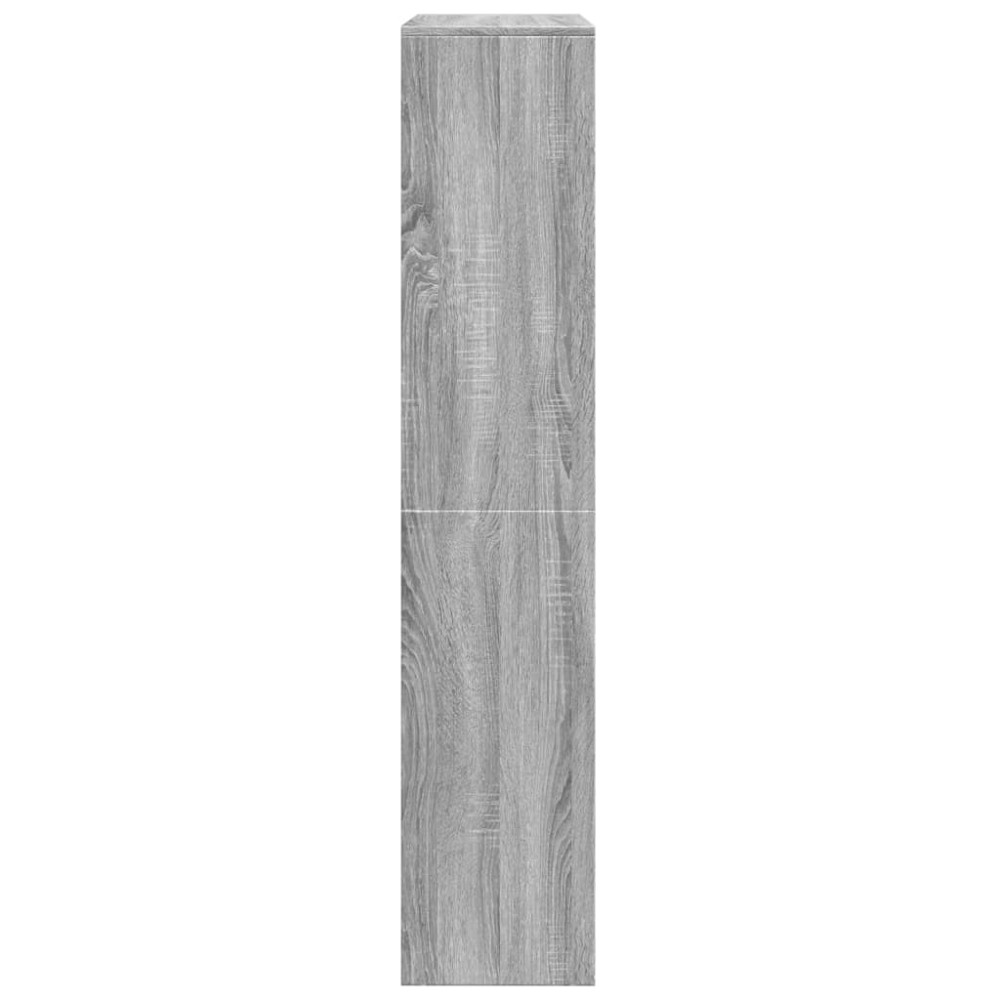 Produktbild för Bokhylla/Rumsavdelare 4 hyllor 143,5x29x143,5cm konstruerat trä