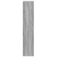 Produktbild för Bokhylla/Rumsavdelare 4 hyllor 143,5x29x143,5cm konstruerat trä