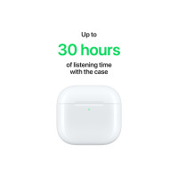 Produktbild för Apple AirPods 4 - True wireless-hörlurar med mikrofon