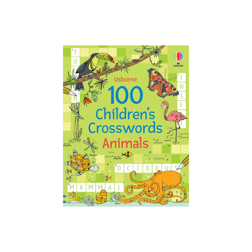 Produktbild för 100 Children's Crosswords: Animals (häftad, eng)