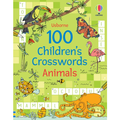 Usborne Publishing Ltd 100 Children's Crosswords: Animals (häftad, eng)