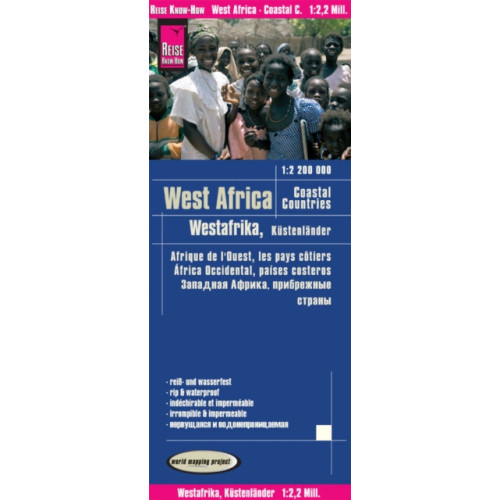Reise Know-How Verlag Peter Rump GmbH West Africa, coastal countries(1:2.200.000) : from Senegal to Nigeria