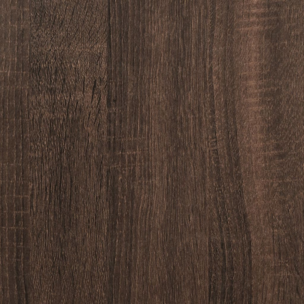 Produktbild för Sängbord 2 st brun ek 40x31x50 cm konstruerat trä