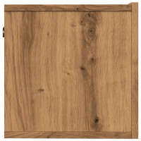 Produktbild för Väggmonterad tv-bänk 2 st ek 100x30x30 cm