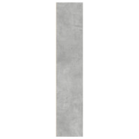 Produktbild för Bokhylla betonggrå 40x30x152 cm konstruerat trä