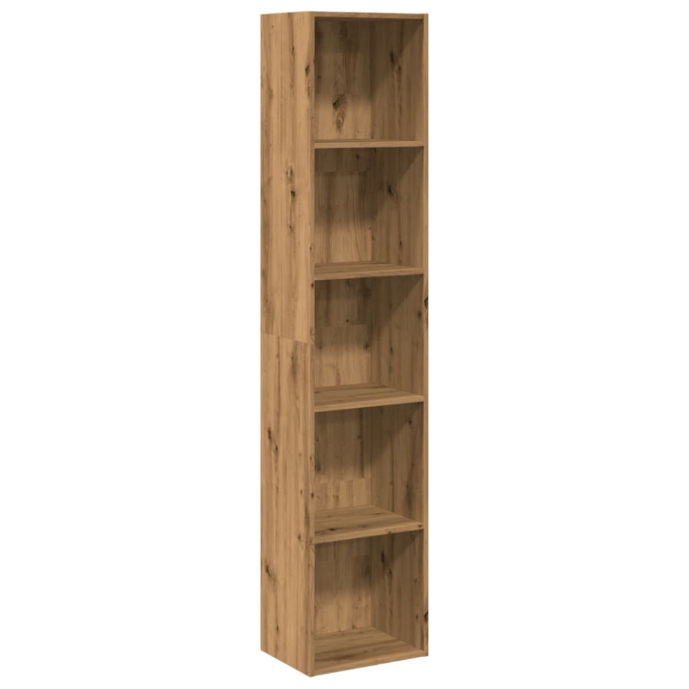 Produktbild för Bokhylla ek 40x30x189 cm konstruerat trä