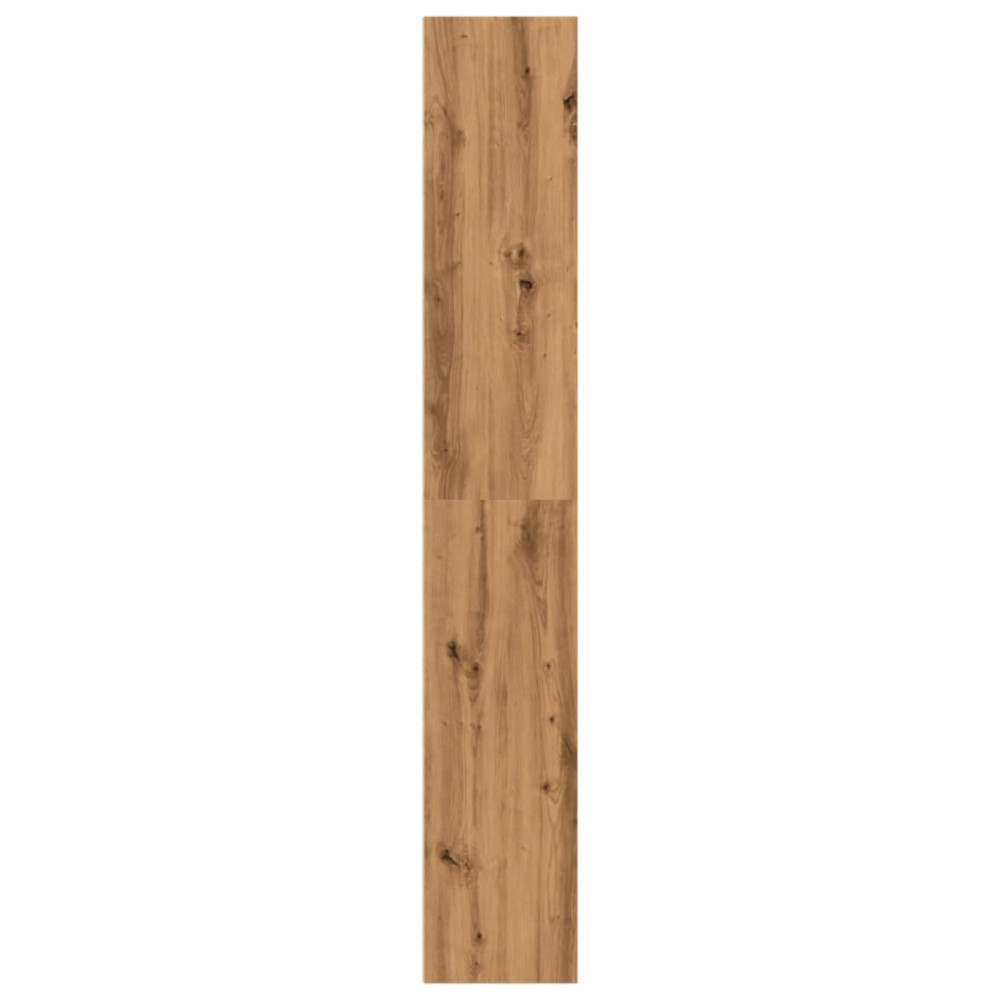 Produktbild för Bokhylla ek 40x30x189 cm konstruerat trä