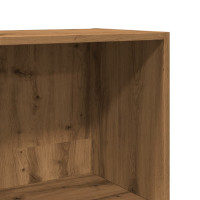 Produktbild för Bokhylla ek 40x30x189 cm konstruerat trä