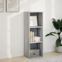 Produktbild för Bokhylla grå sonoma 40x30x114 cm konstruerat trä