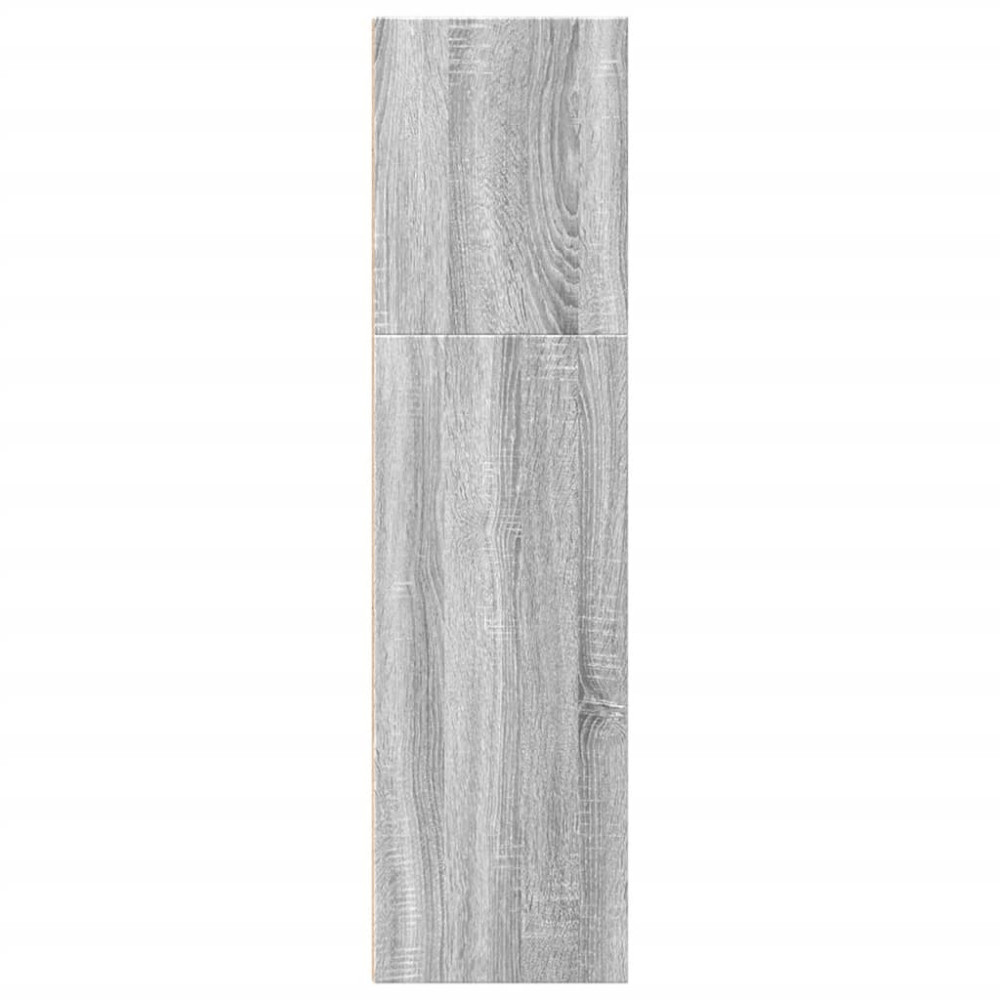 Produktbild för Bokhylla grå sonoma 40x30x114 cm konstruerat trä