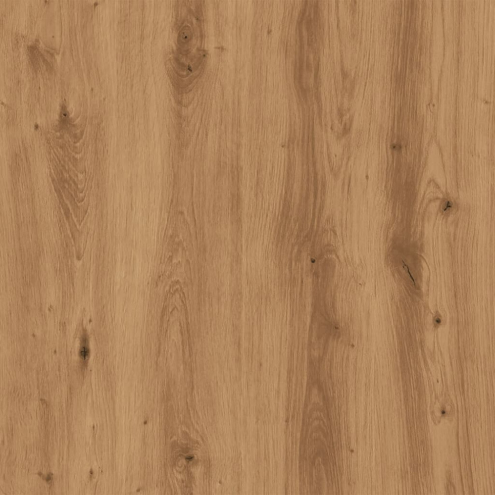 Produktbild för Bokhylla ek 60x30x77 cm konstruerat trä