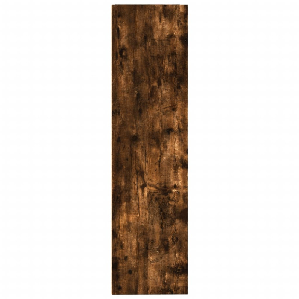 Produktbild för Bokhylla rökfärgad ek 80x30x114 cm konstruerat trä