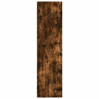 Produktbild för Bokhylla rökfärgad ek 80x30x114 cm konstruerat trä
