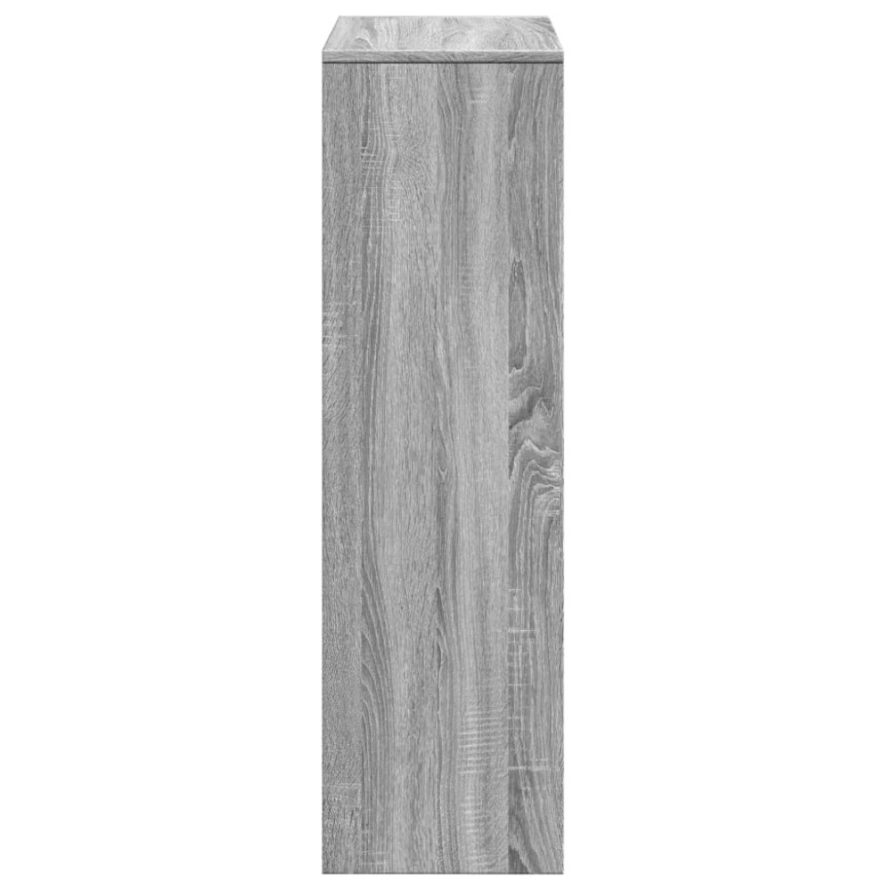Produktbild för Bokhylla/Rumsavdelare 3 hyllplan 99x29x99 cm konstruerat trä