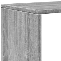 Produktbild för Bokhylla/Rumsavdelare 3 hyllplan 99x29x99 cm konstruerat trä