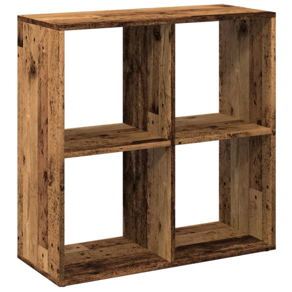 Produktbild för Bokhylla/Rumsavdelare 69,5x29x69,5 cm konstruerat trä