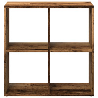 Produktbild för Bokhylla/Rumsavdelare 69,5x29x69,5 cm konstruerat trä