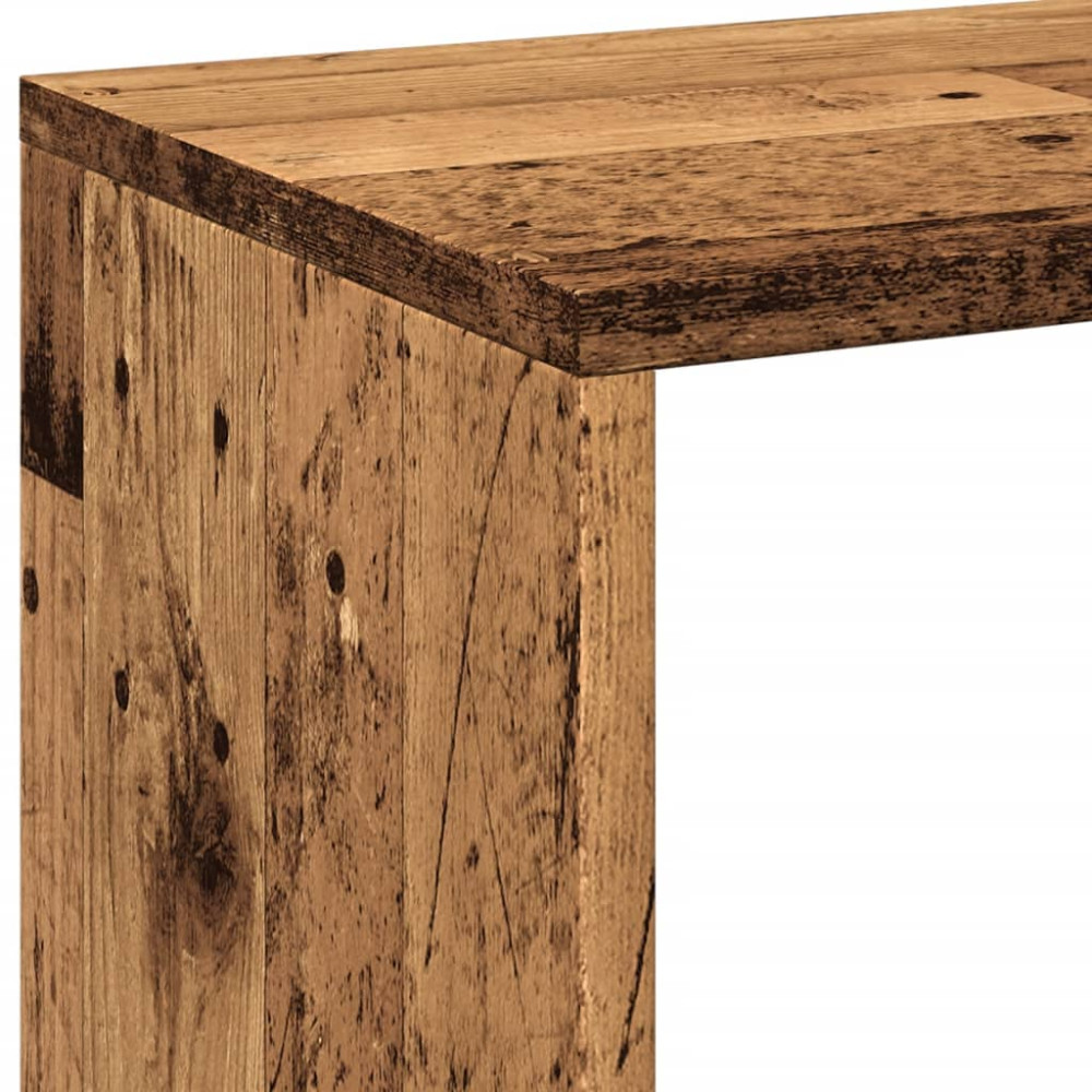 Produktbild för Bokhylla/Rumsavdelare 69,5x29x69,5 cm konstruerat trä