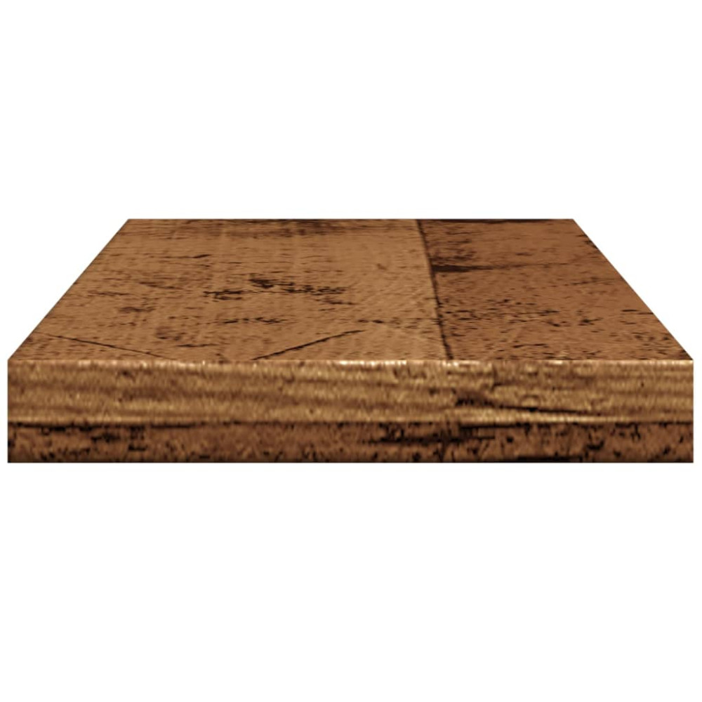 Produktbild för Vägghyllor 4 st åldrat trä 40x10x1,5 cm konstruerat trä
