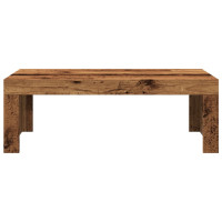 Produktbild för Soffbord åldrat trä 102x50x35 cm konstruerat trä