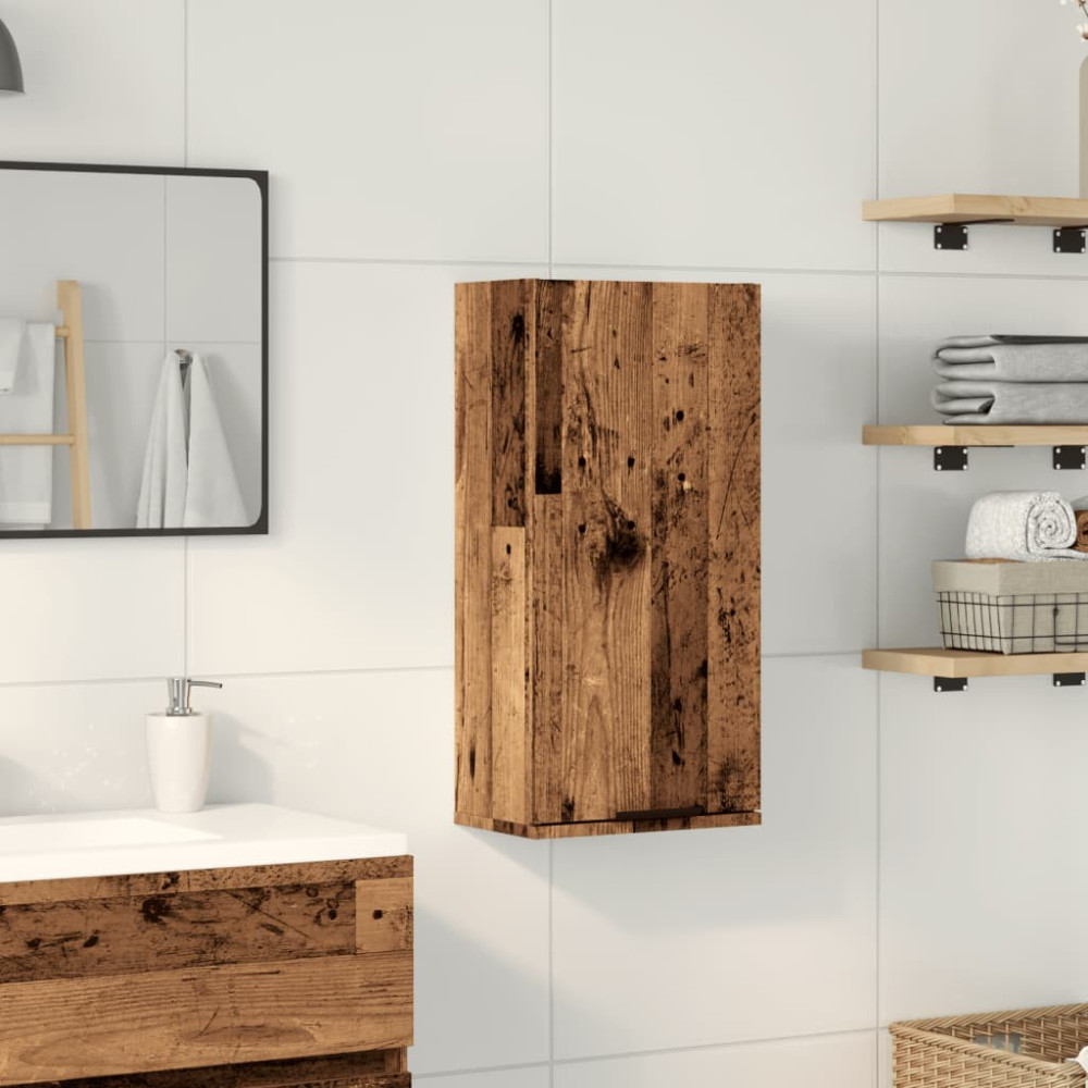 Produktbild för Badrumsskåp väggmonterat artisan ek 32x20x67 cm