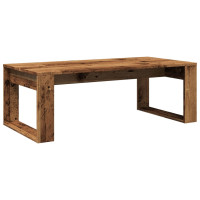 Produktbild för Soffbord åldrat trä 102x50x35 cm konstruerat trä