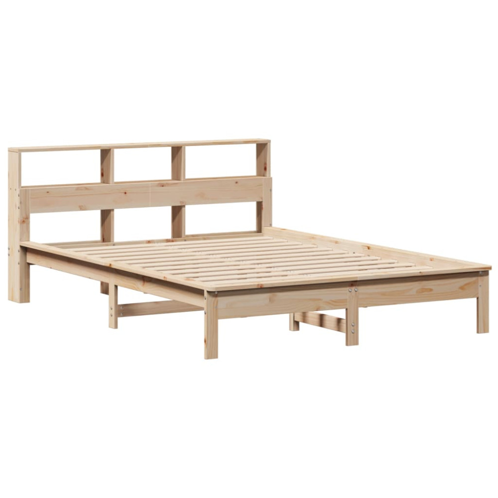 Produktbild för Sängram utan madrass 150x200 cm massiv furu