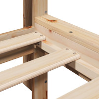 Produktbild för Sängram utan madrass 150x200 cm massiv furu