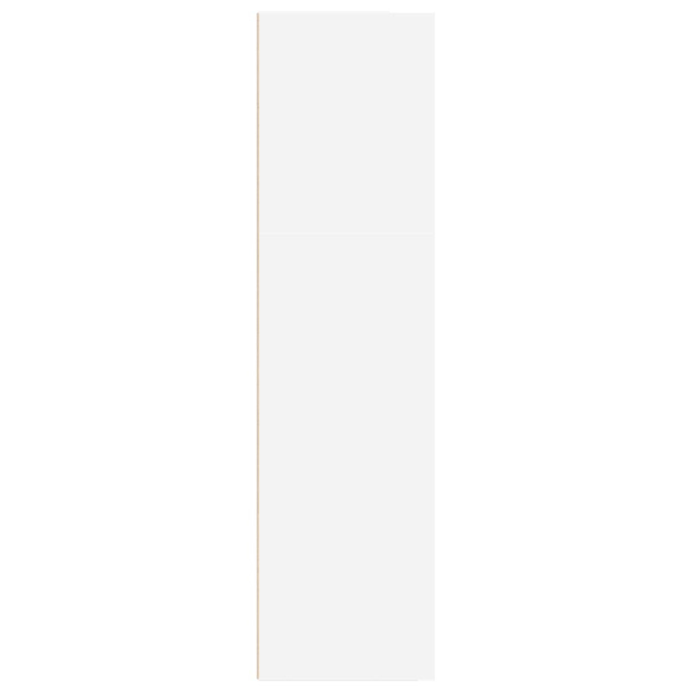 Produktbild för Bokhylla vit 40x30x114 cm konstruerat trä