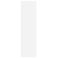 Produktbild för Bokhylla vit 40x30x114 cm konstruerat trä
