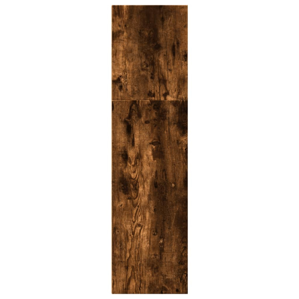 Produktbild för Bokhylla rökfärgad ek 40x30x114 cm konstruerat trä