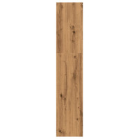 Produktbild för Bokhylla ek 40x30x152 cm konstruerat trä